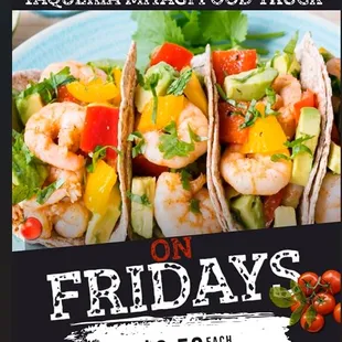 Shrimp fajita tacos,
Mmm....