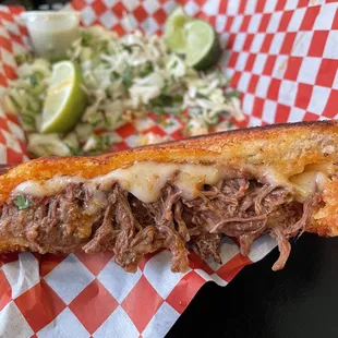 a pulled pork sandwich