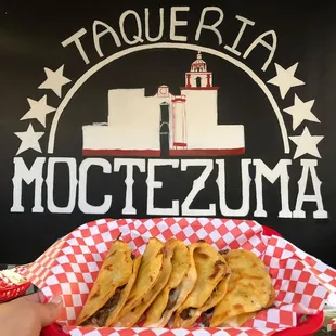 a basket of taqueria