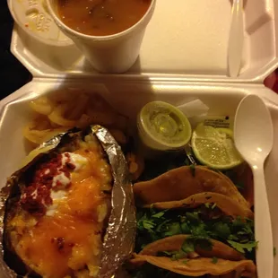 Tacos de Bistek Combo