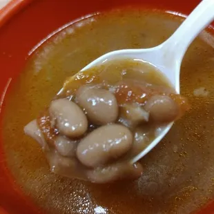 The beans are pretty good.