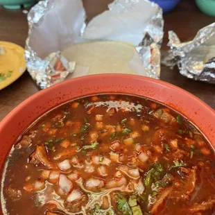 Menudo is always good