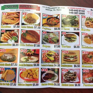 Menu 10/2017