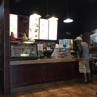 Order at counter