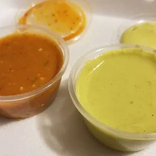 Red and Green Salsas