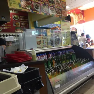 Side where yummy Mexican sodas are.