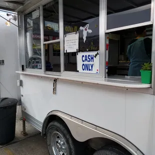 Cash only