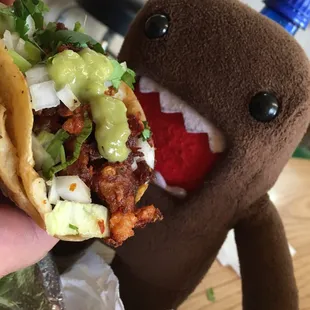 Chorizo tacos are amazing!