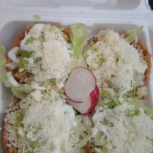 Sopes con pollo!