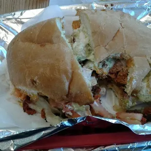 The torta had mayo on it and I think next time I'll ask for it with out it