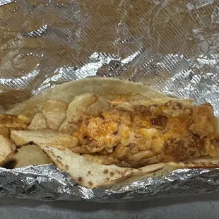 chorizo, potato, &amp; egg