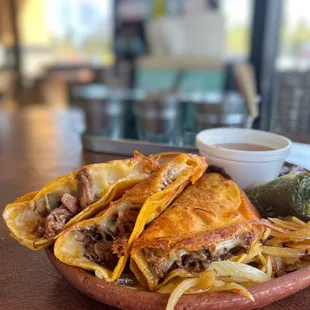 Quesobiria Tacos (3) - $17