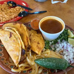 Birria tacos. No other place in Sacramento makes them better than this. They are absolutely phenomenal