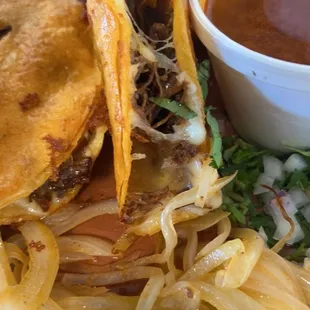 Cheesy Birria taco