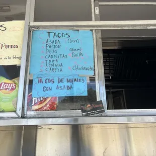 Taco meat options