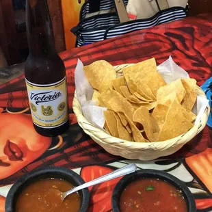 tortillas and beer