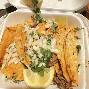 Tacos asustados