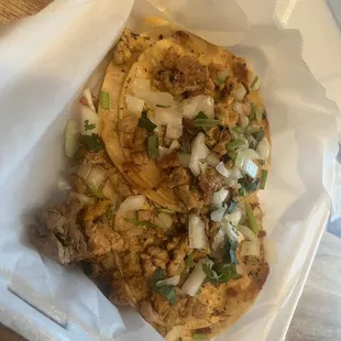 Chicken mulitas