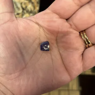 The acrylic nail that was in my food
