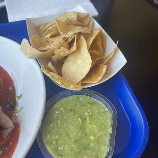 Chips y Salsa ($3)