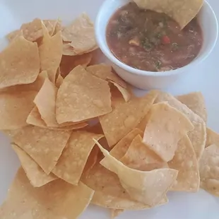 Chips y salsa