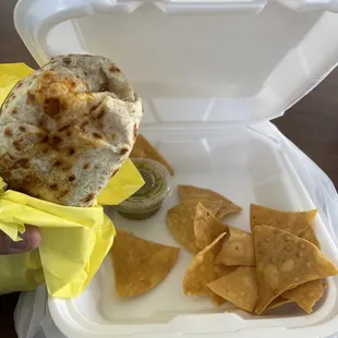 Carne asada Burrito