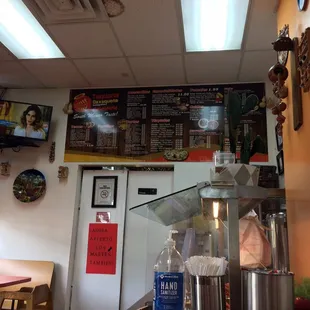 the interior of a restaurant