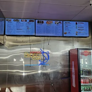 Menu board