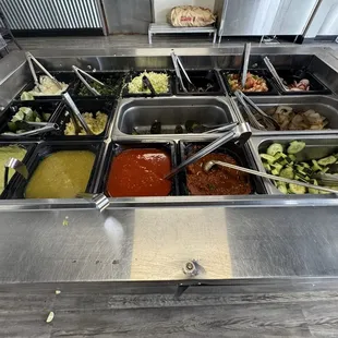 salads, interior
