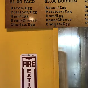 Breakfast tacos for one dollar