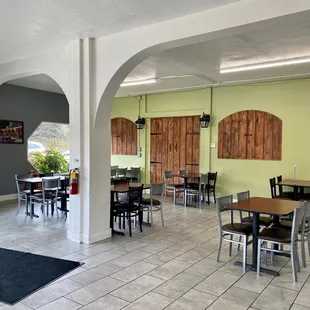 Large clean interior