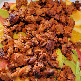 Salad with Al Pastor (BBQ Pork)