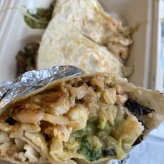 Regular Shrimp Burrito