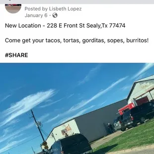 NEW LOCATION  228 E Front st Sealy,tx 77474