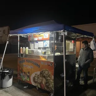 Street side cart on 13th st after Taylor .