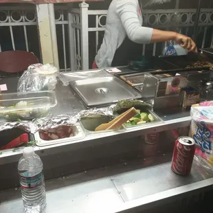 Mexicna street food at its finest. No menu needed, they offer daily meats. Non-taco plates available at request.