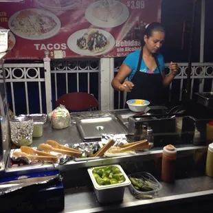 Getting ready to make some bomb tacos!