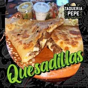 Quesadillas chicken or beef