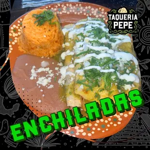 Enchiladas verdes