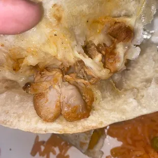 Chicken fajita quesadilla