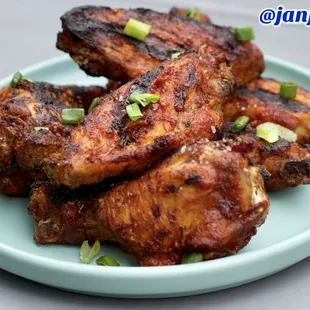 Alitas Al Carbón CDMX (wings). Tasty! Slightly spicy kick.