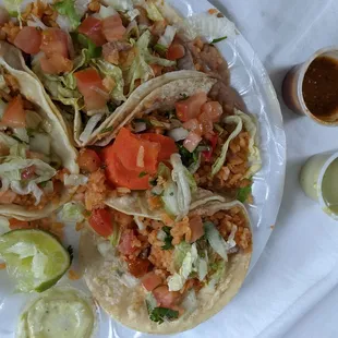 Vegetarian Bean tacos