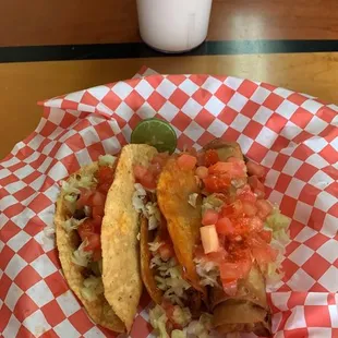 Combination plate with horchata!
