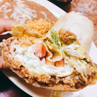 My new obsession. Steak burrito