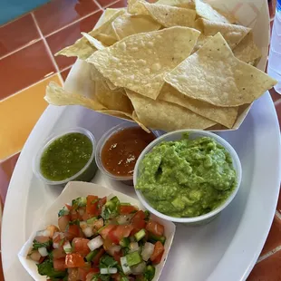 Chips and guacamole