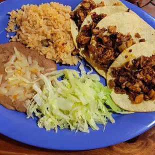 Four Buche tacos.