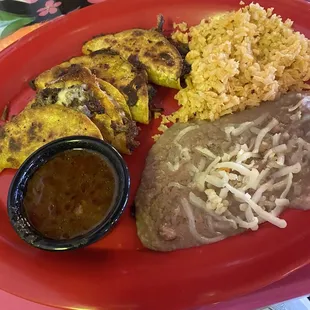 Tacos with a dipping sauce