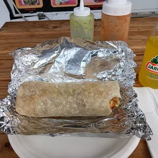 Chorizo Breakfast Burrito - $9