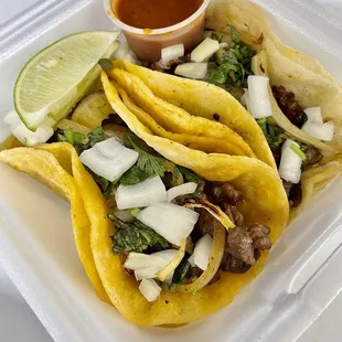 2 beef Tacos. My favorite!