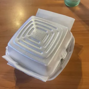 I was eating in - this is how it came